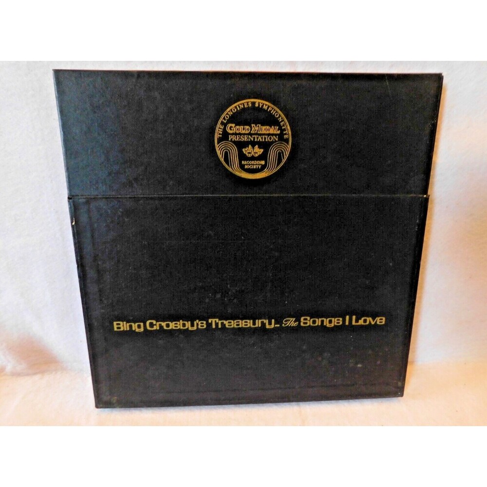 Bing Crosby's Treasury The Songs I Love Longines 33rpm VINYL 6 LP Record Box Set